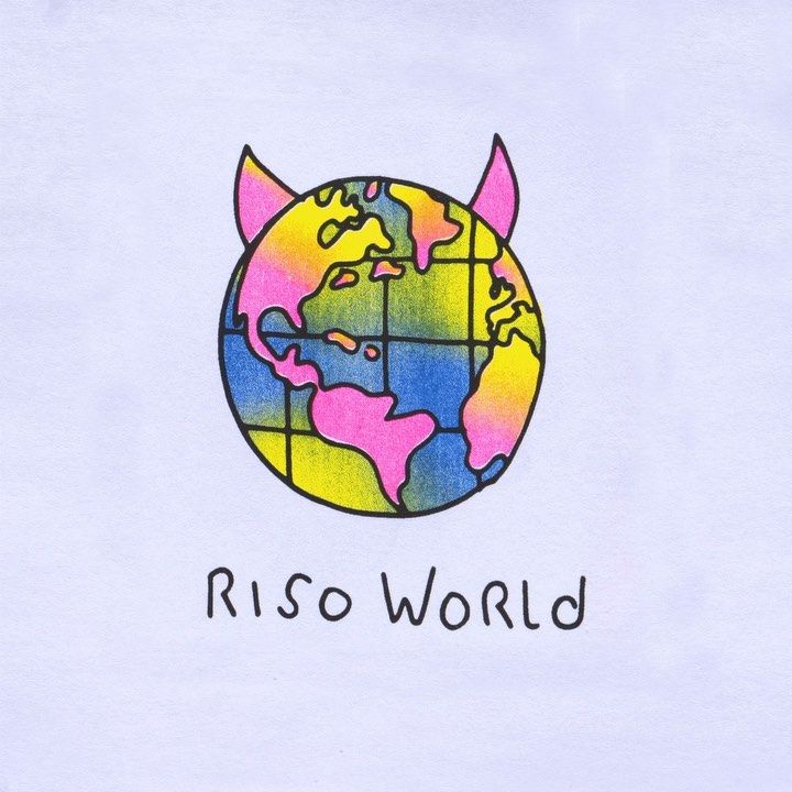 Riso World is our low fi printing house partner co-founded by Louie Capazolli and Reuben Kincaid that offers custom printing to anyone, any time. Just call us, we'll prove it.