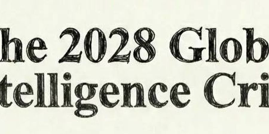  當 AI 狂潮變成全球危機，華爾街分析師 Citrini 的《THE 2028 GLOBAL INTELLIGENCE CRISIS》揭示了什麼？