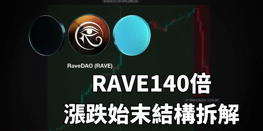 漲跌始末全拆解：RAVE 一週 140 倍，0.2 美元飆上 28 美元、再暴跌 90% 操盤結構解析，告訴你如何抓到下一個 RAVE