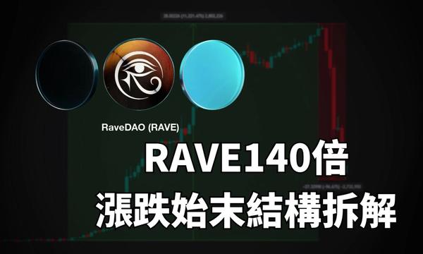 漲跌始末全拆解:RAVE 一週 140 倍,0.2 美元飆上 28 美元、再暴跌 90% 操盤結構解析,告訴你如何抓到下一個 RAVE