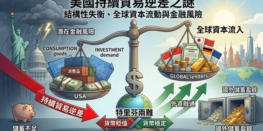 美國持續的貿易逆差探討