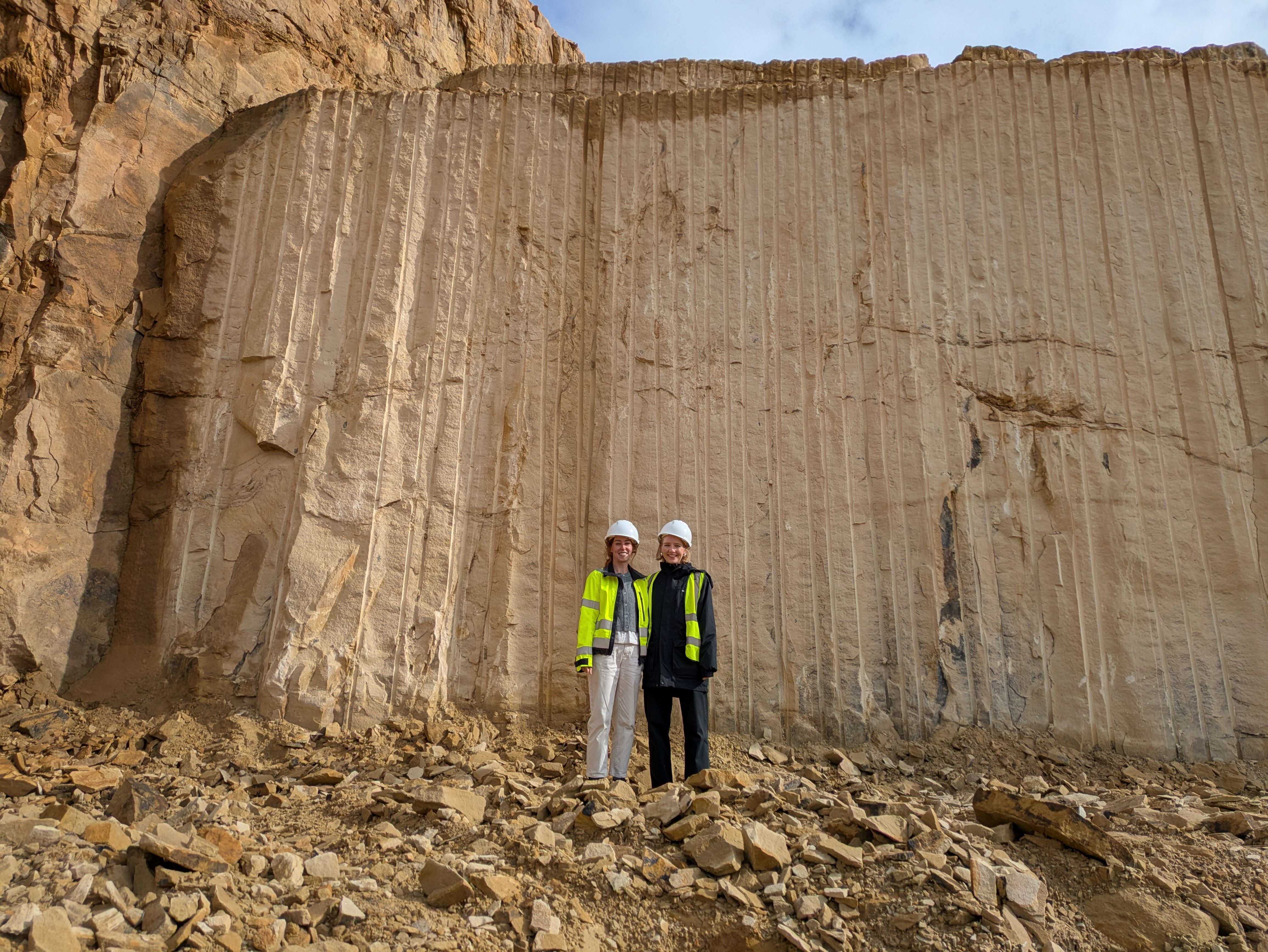 Visit to Hutton Stone quarry