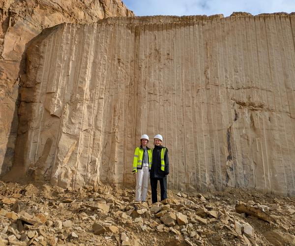 Visit to Hutton Stone quarry