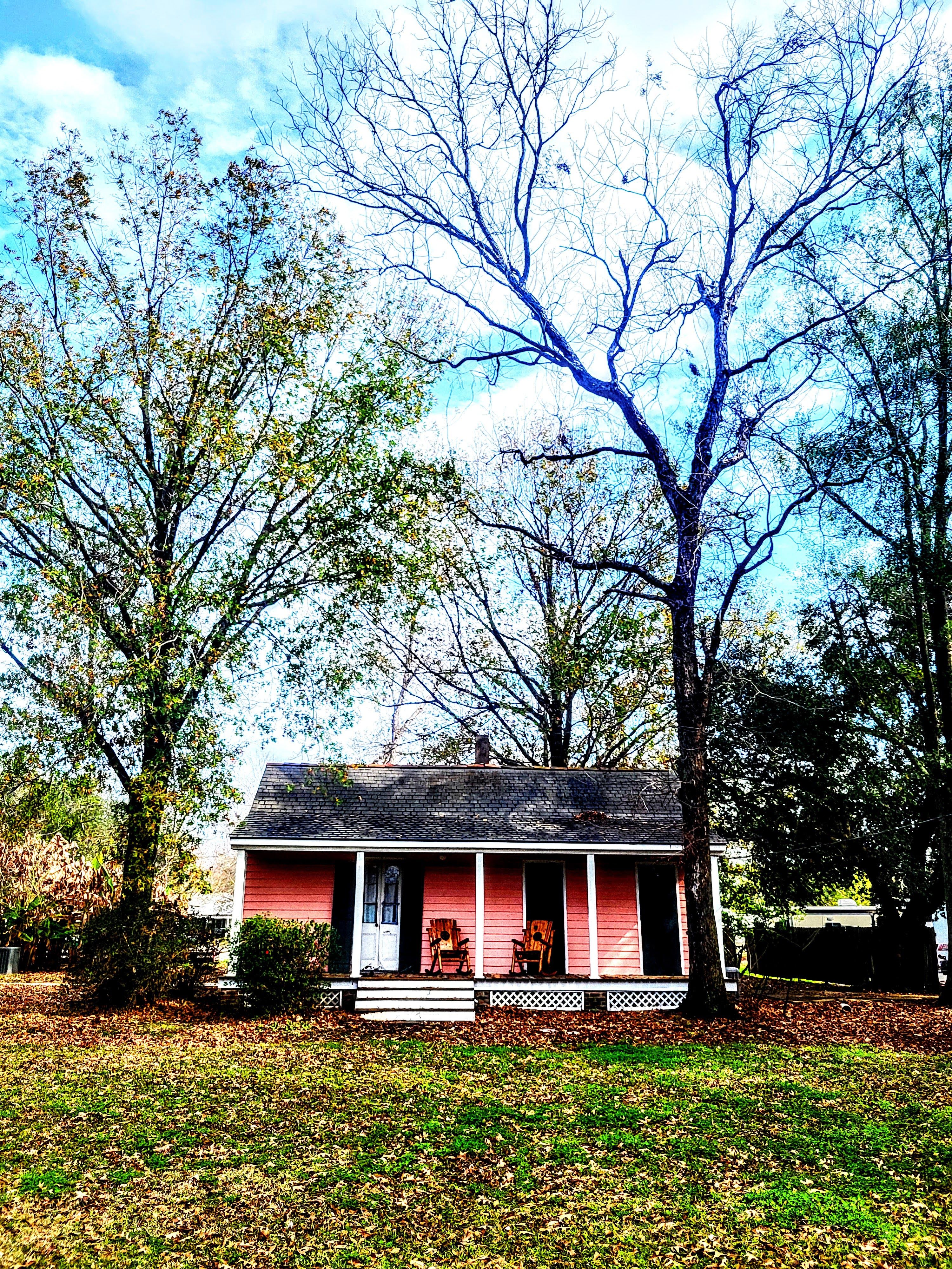 Historic plantation cottages at Poche Plantation in Donaldsonville