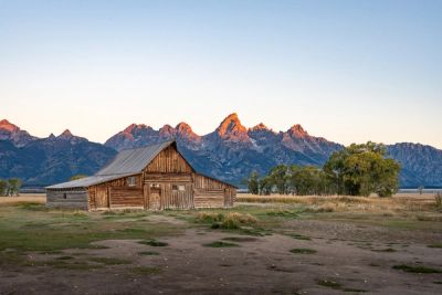 T.A. Moulton Barn on Mormon Row in Grand Teton National Park