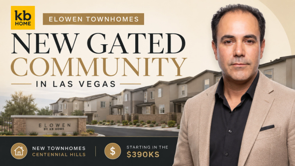KB Home's New Elowen Townhomes in Las Vegas — What $390K Gets You in a Gated Community Right Now