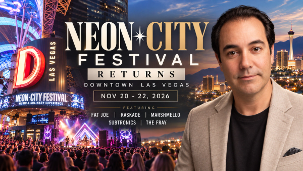 Neon City Festival Returns to Downtown Las Vegas Nov. 20-22: Free Concerts, Big Headliners, and What It Means for DTLV