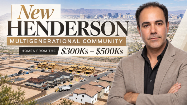 A New Multigenerational Community Opens in Henderson — New Homes From the $300Ks to $500Ks