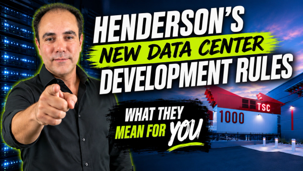 Henderson's New Data Center Development Rules: What They Mean for Homeowners and Land Values