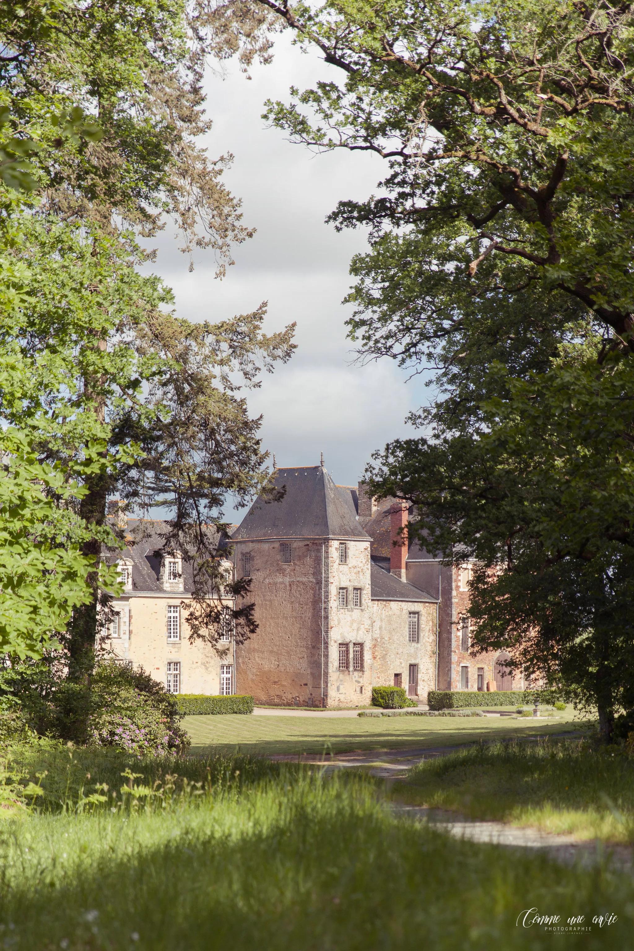 Vue château du parc