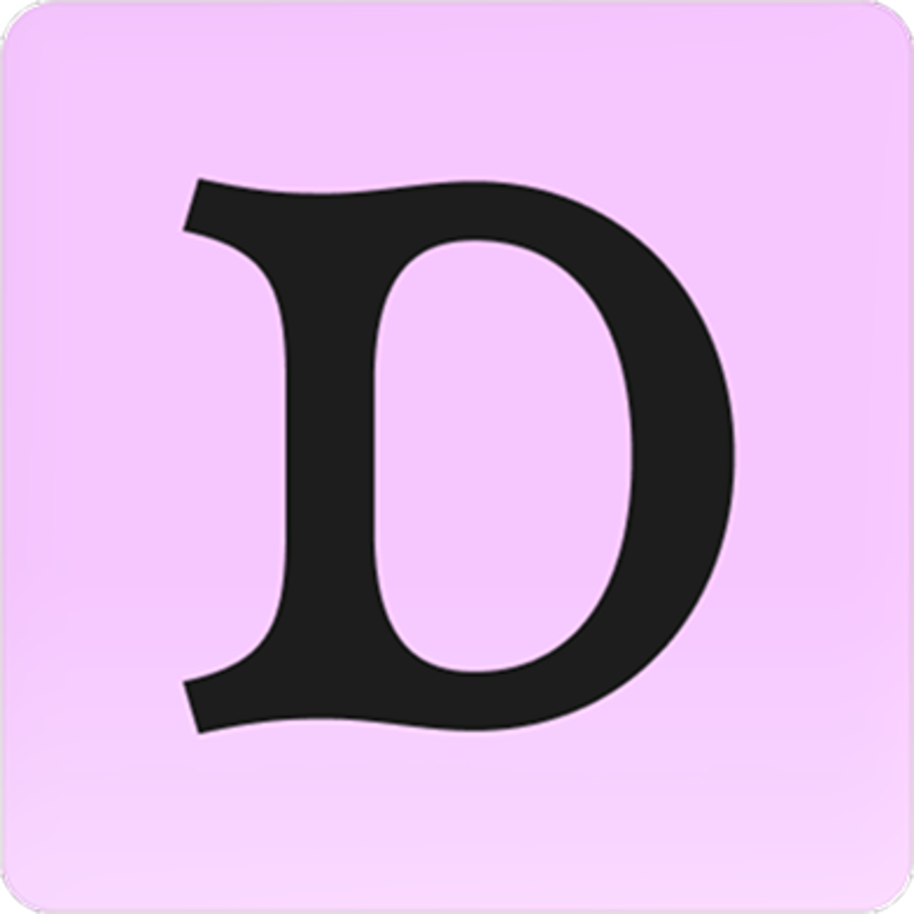The letter D