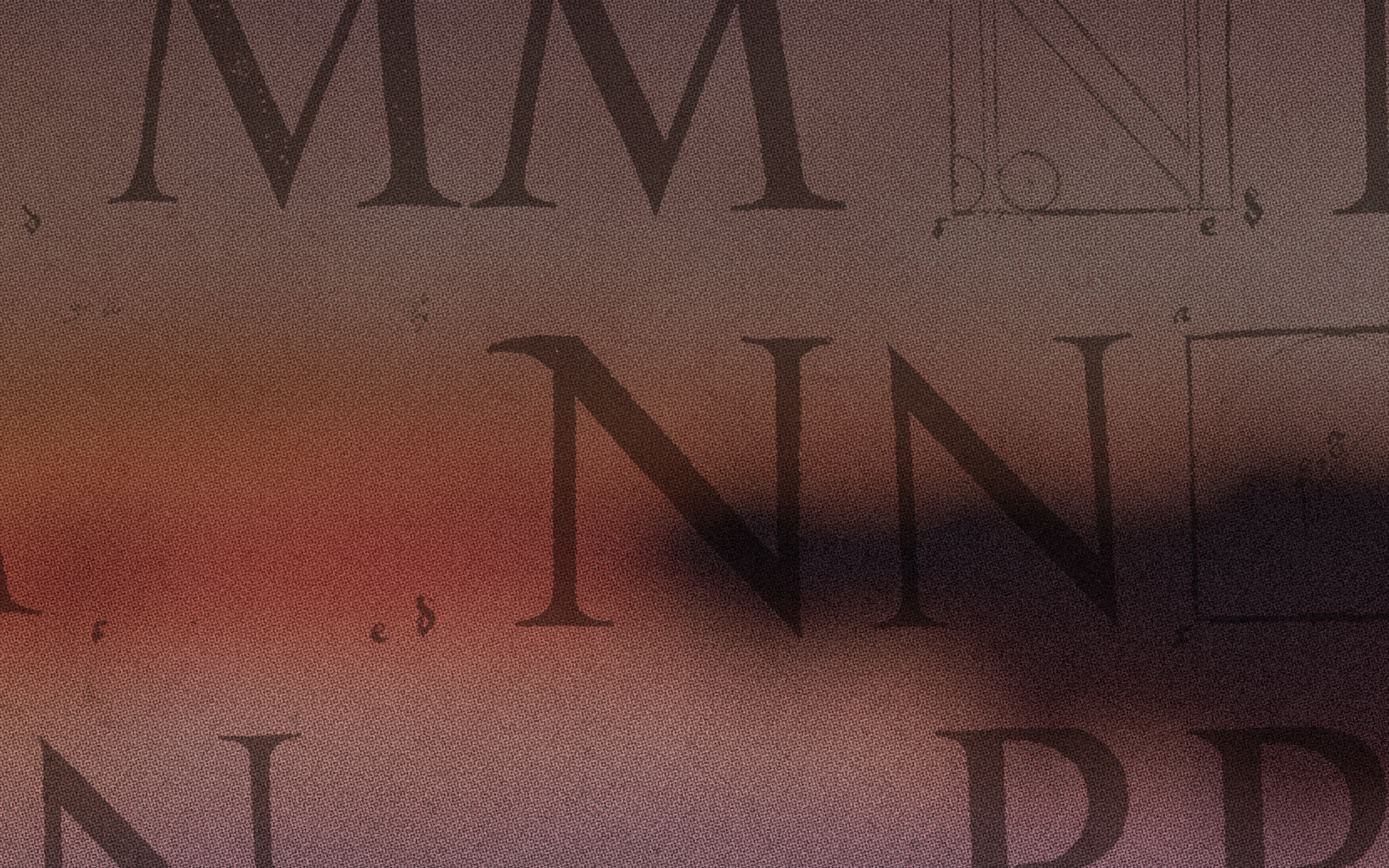 Background image with soft gradient and abstract letters.