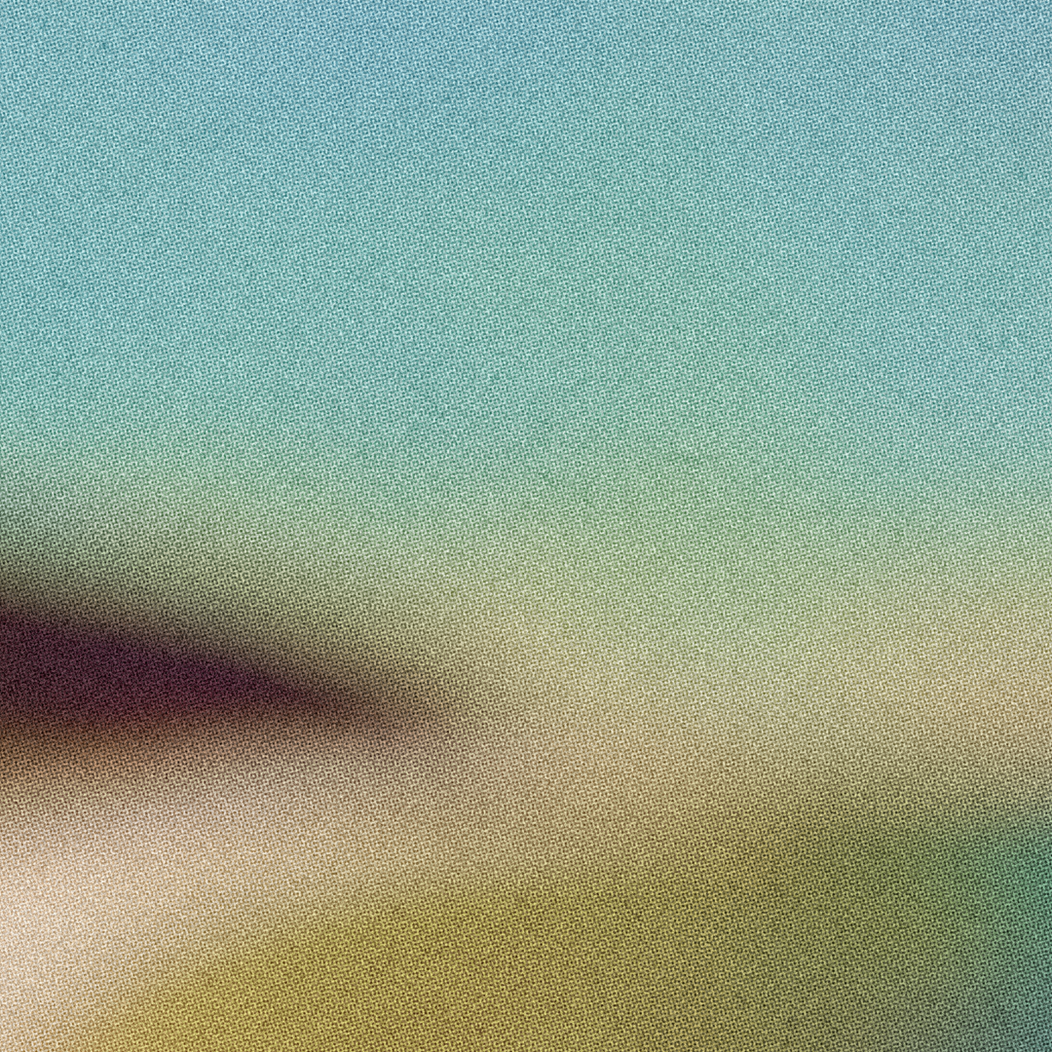 Blurred teal and olive gradient, like a hillside at dusk