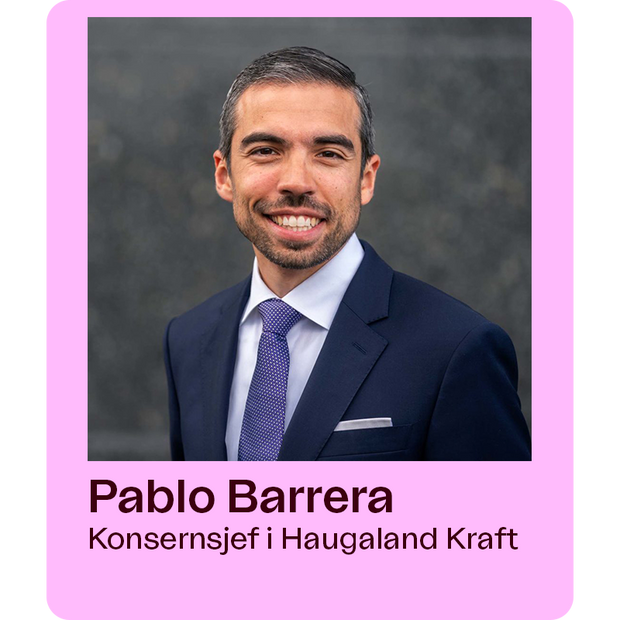 Pablo Barrera, konsernsjef i Haugaland Kraft