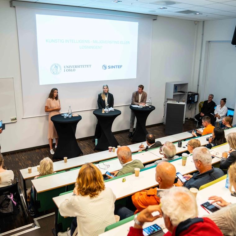 Ingvill Heskestad Mykland i debatt om kunstig intelligens