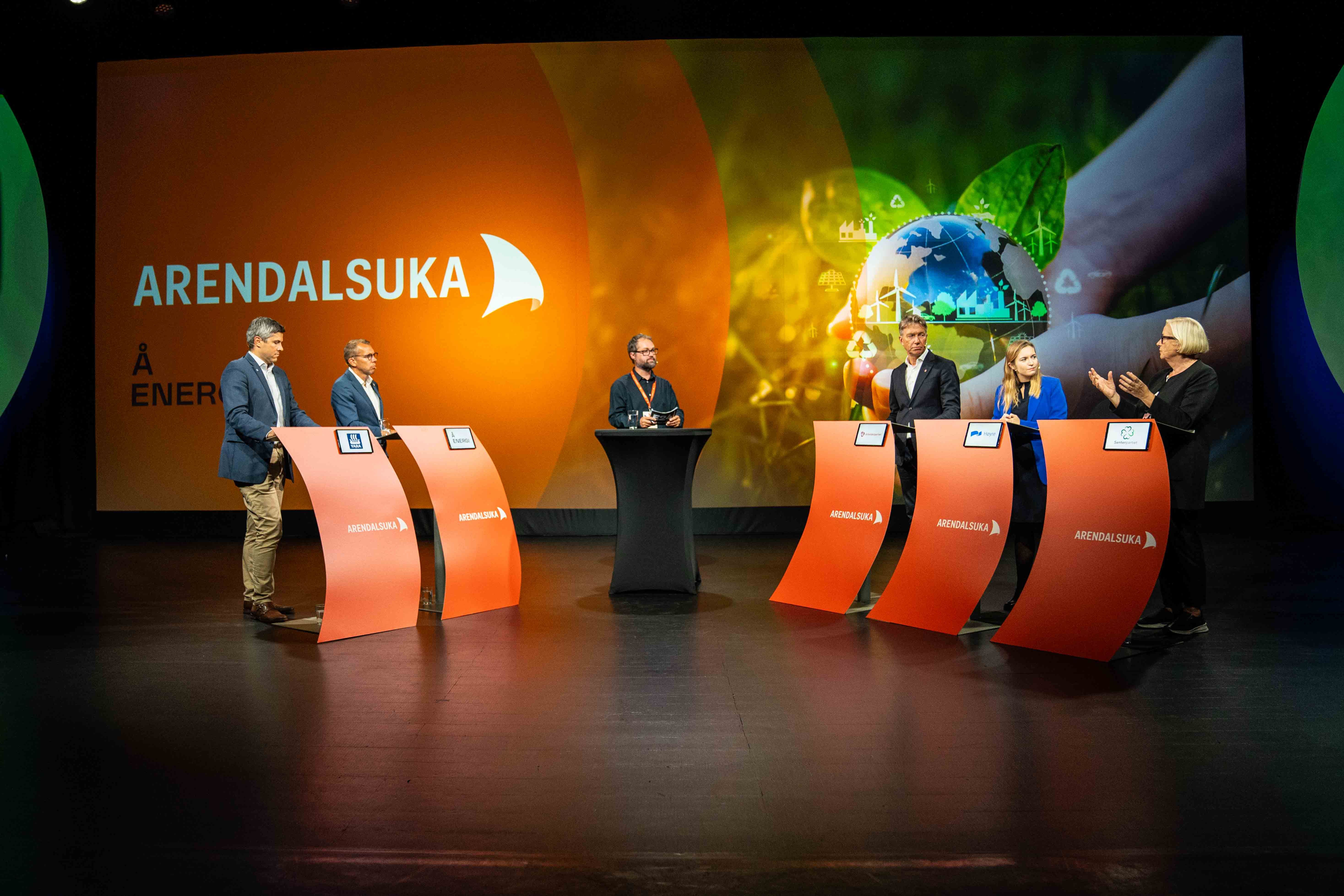Å Energis arrangement i hovedprogrammet på Arendalsuka