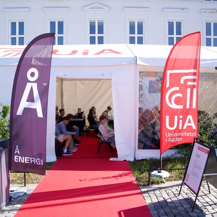 Beach flagg UiA og Å Energi