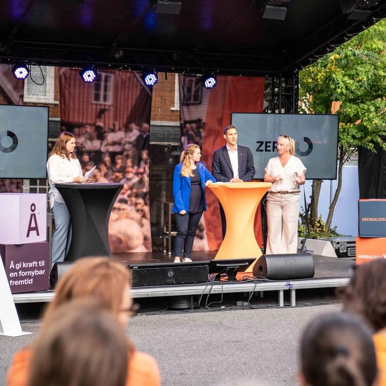 Politisk debatt under Arendalsuka