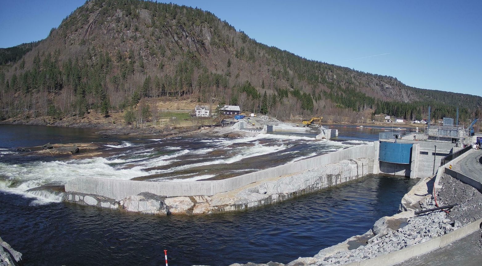 Byggingen av Fennefoss kraftverk