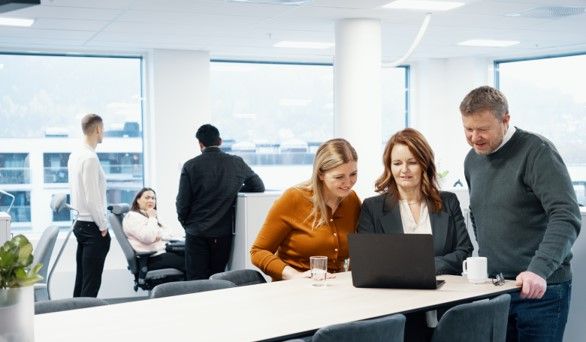 To i samtale gruppe. 