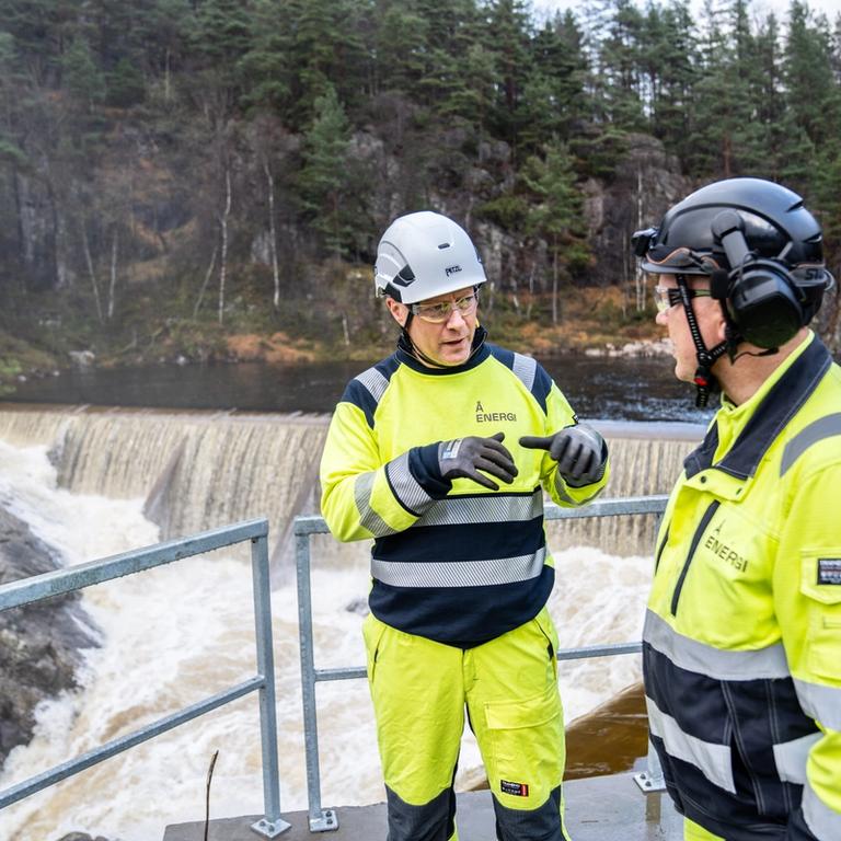 Jan Erik Eldor på Frøytlandsfoss kraftverk