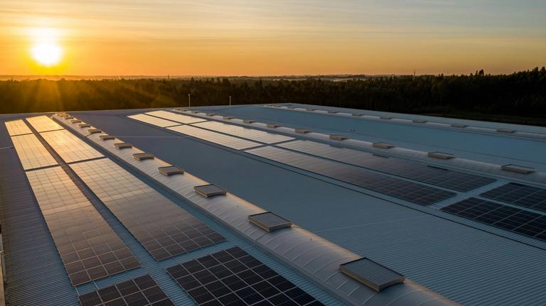 Solceller på tak