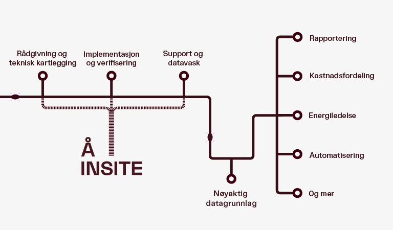 Illustrasjon av Å Insite sin leveranse