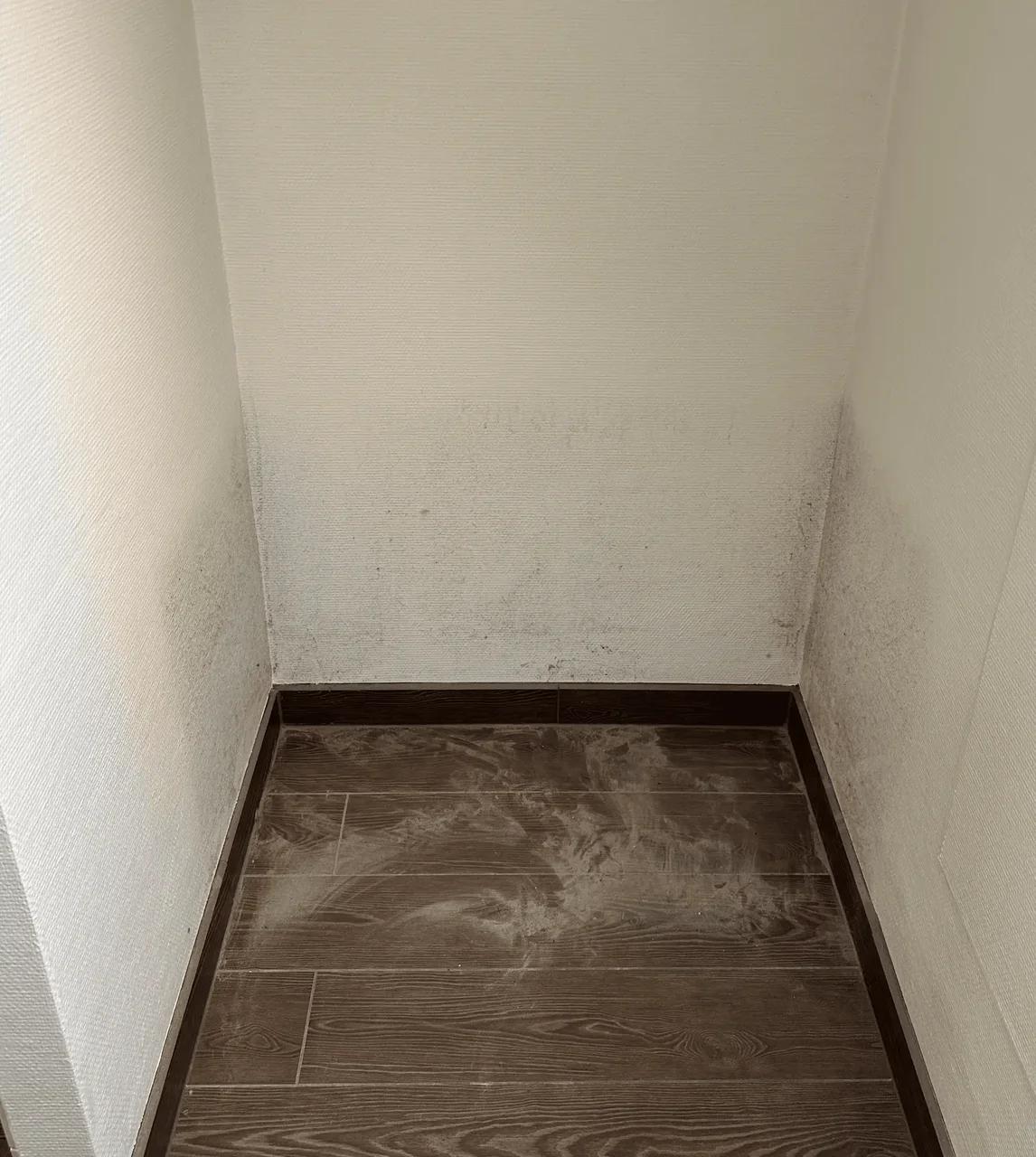 Wall cleaning, Før