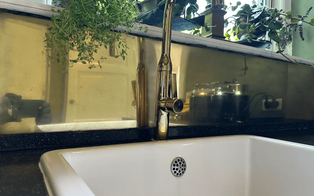 Sink backsplash restoration , Efter