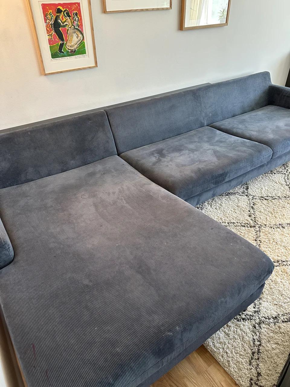 Sofa cleaning, Før