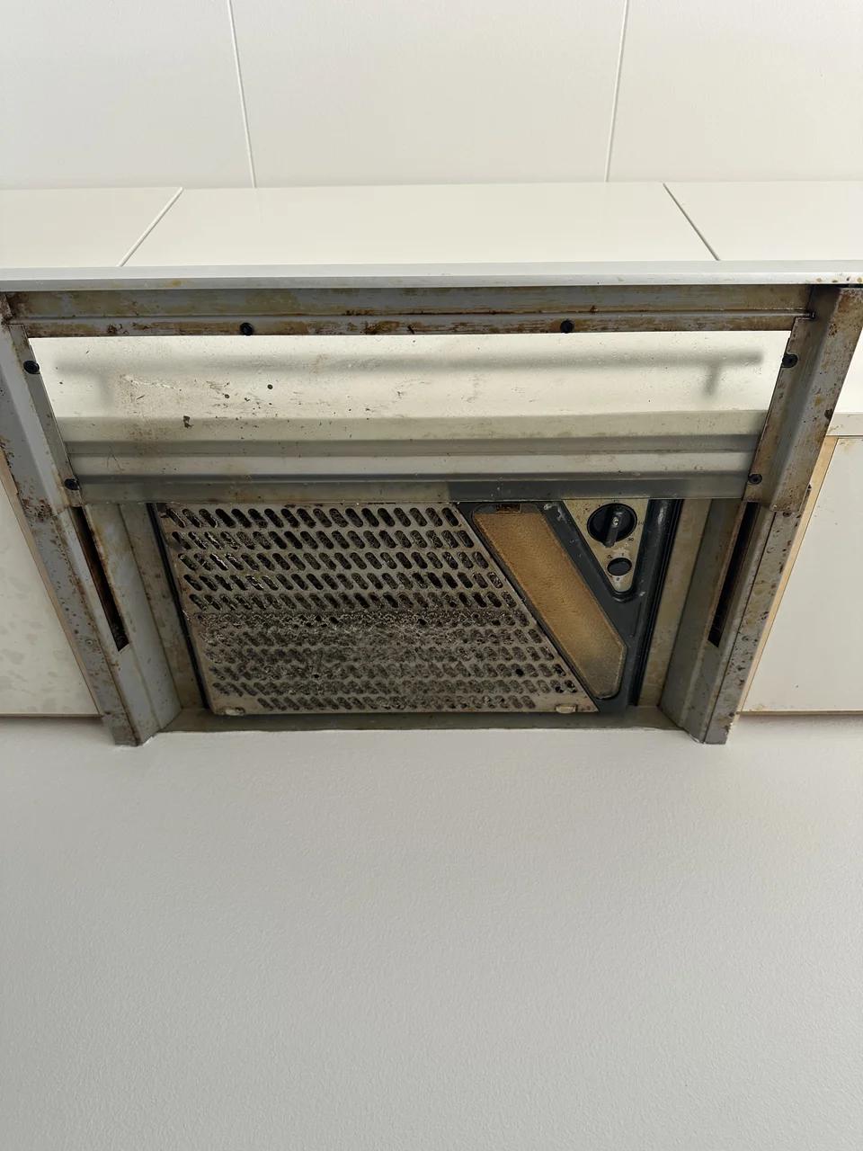 Range hood cleaning, Før