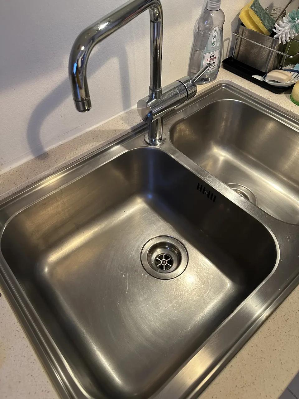 Sink cleaning, Efter