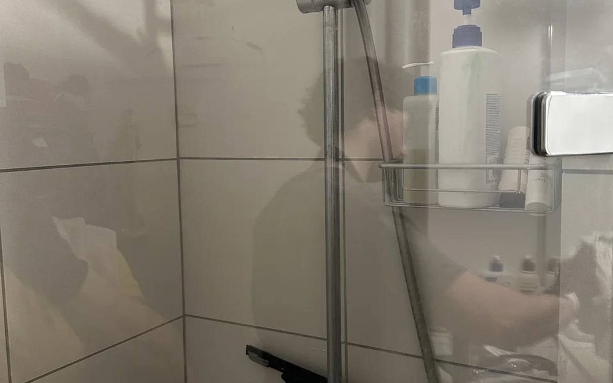 Shower glass descaling, Efter