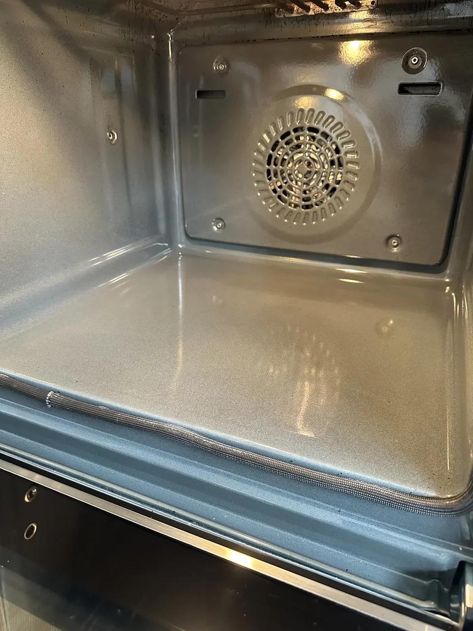 Oven cleaning, Efter