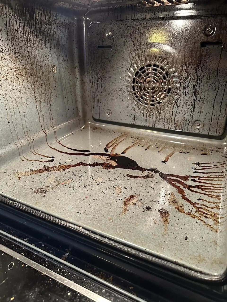 Oven cleaning, Før