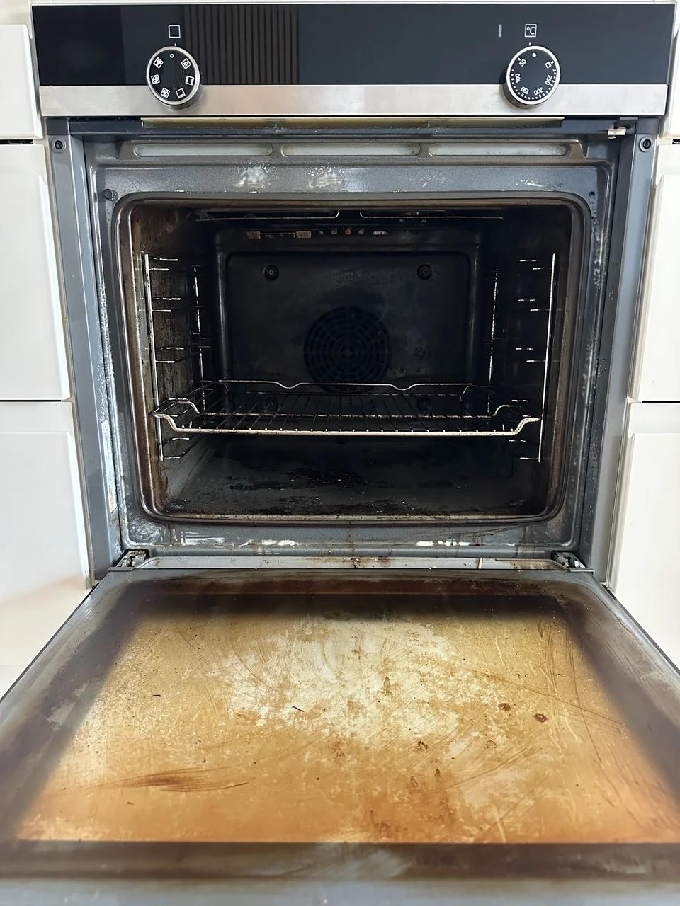 Oven cleaning, Før