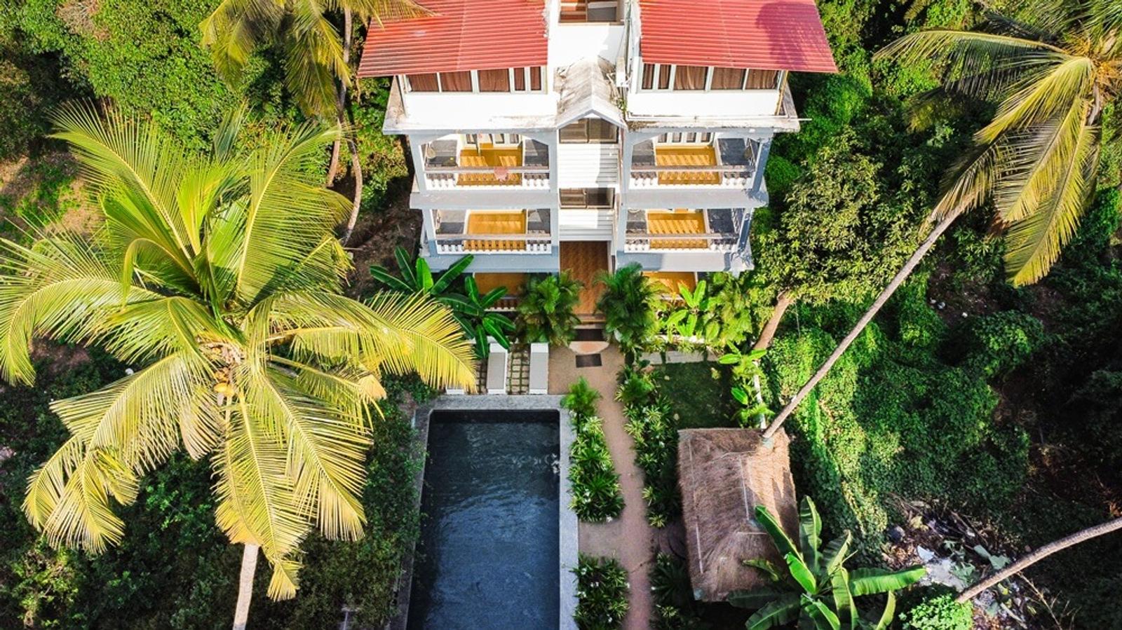 Nalanda Retreat wellness retreat Goa - beachfront grounds at Mandrem Beach North Goa