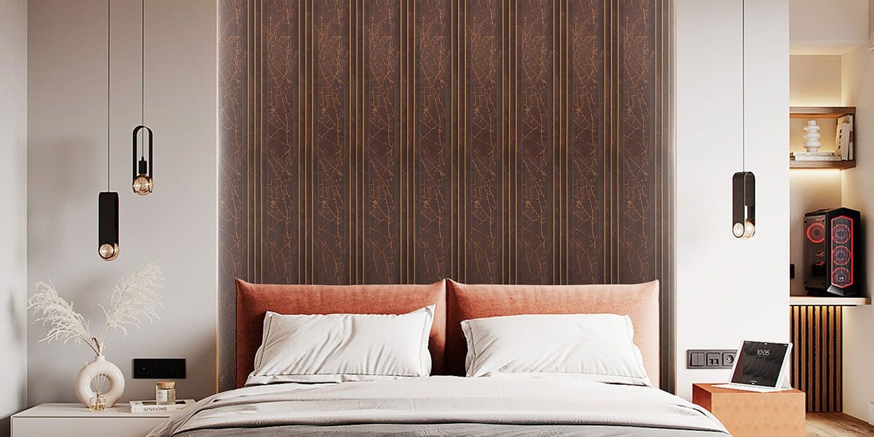 Interior Decorative Panelling and wall highlighters Chennai Charcoal wooden veneers decorative indoor wall cladding laminates MDF and PVC wall panels Chennai
