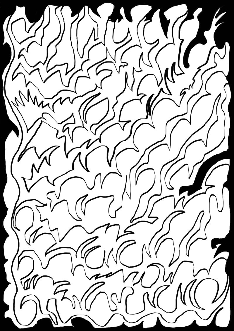 Digital Artwork with abstract shapes