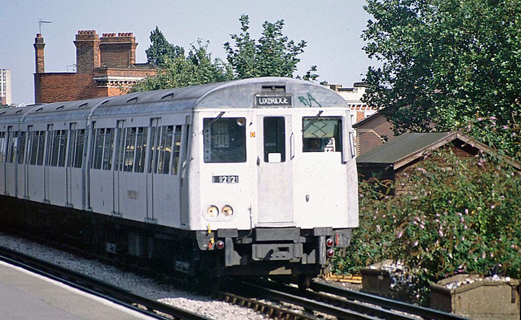 Old London tube train