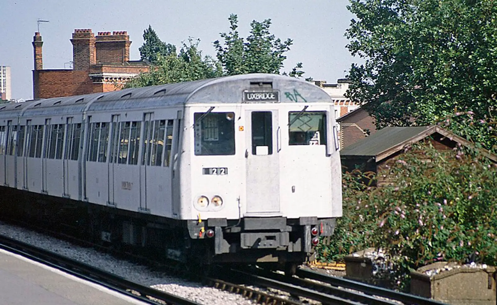 Old London tube train