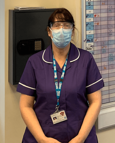 Amanda Pugh, Discharge Coordinator (Covid Support, Redeployed from Post Graduate Education) Fitzwilliam Ward