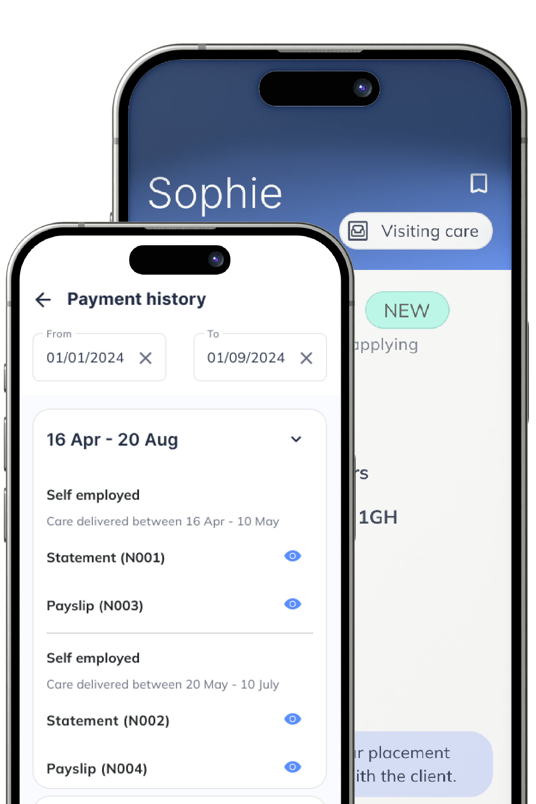 Elder app image for carers