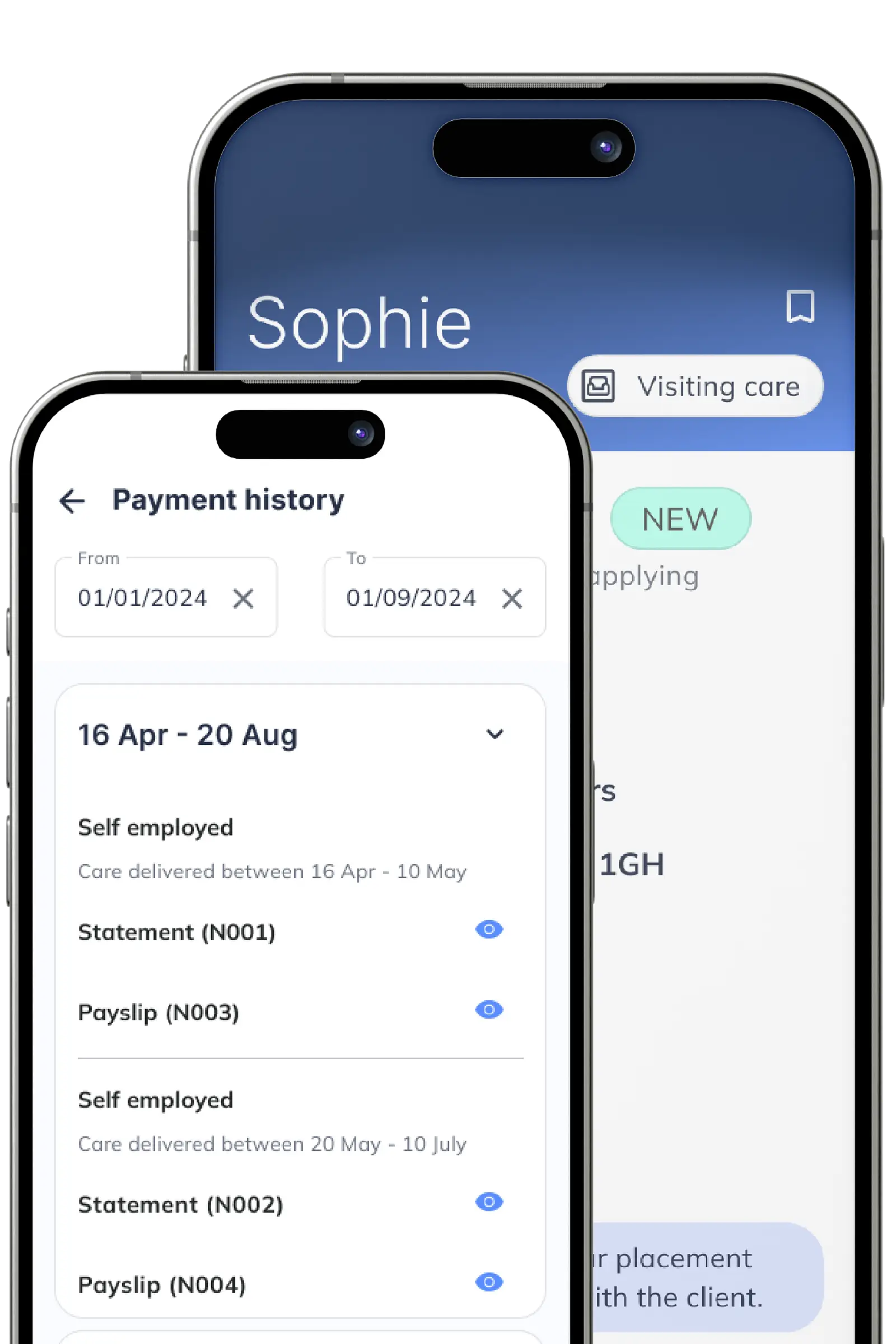 Elder app image for carers
