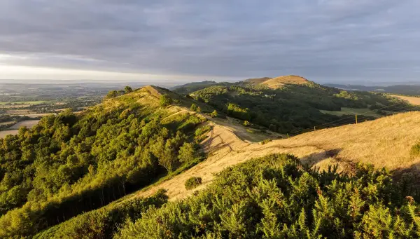 View of the Malvern Hills near Great Malvern, Worcestershire
