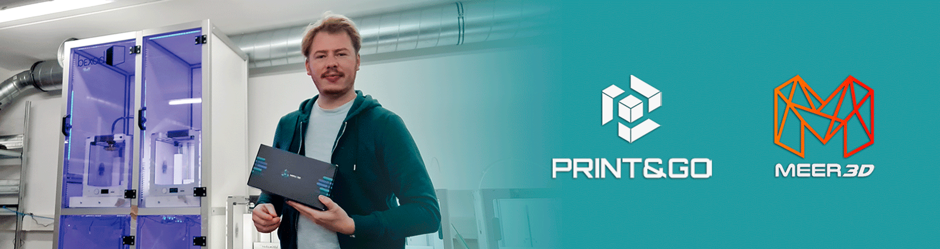 Collaboration agreement between Meer3D and PRINT&GO