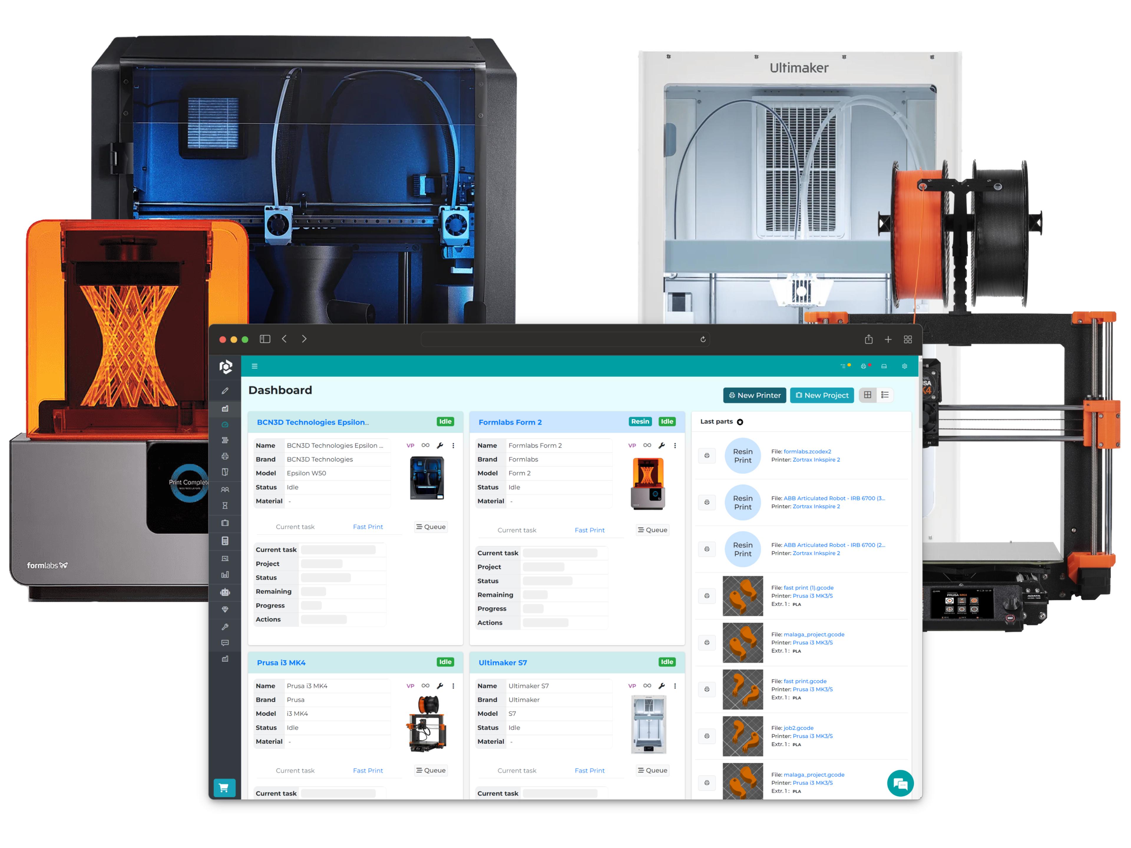 3D Printer management