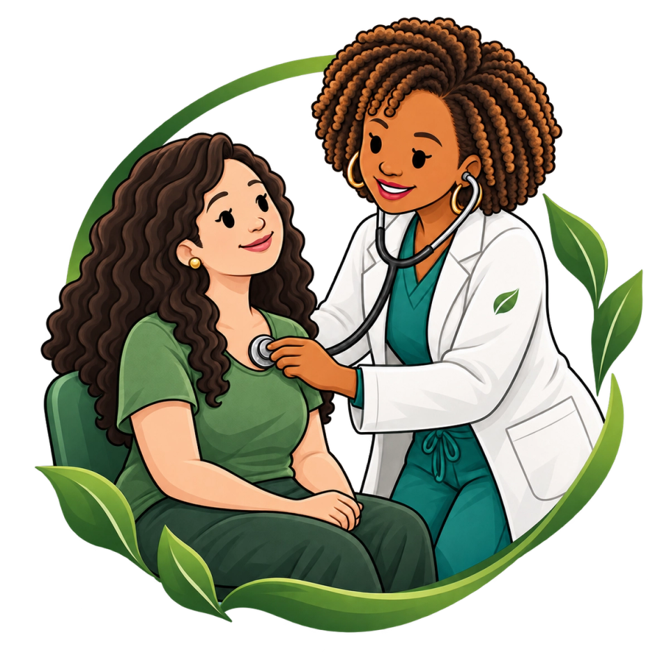 Doctor attending to patient