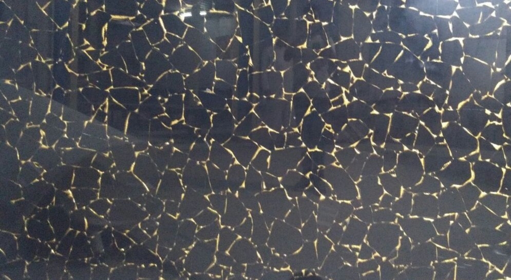 Black Obsidian — Semi Precious Stones slab