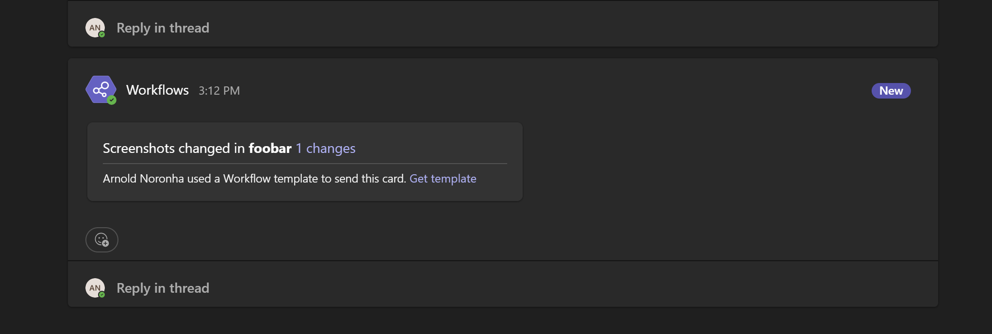 Image of Microsoft Teams workflow